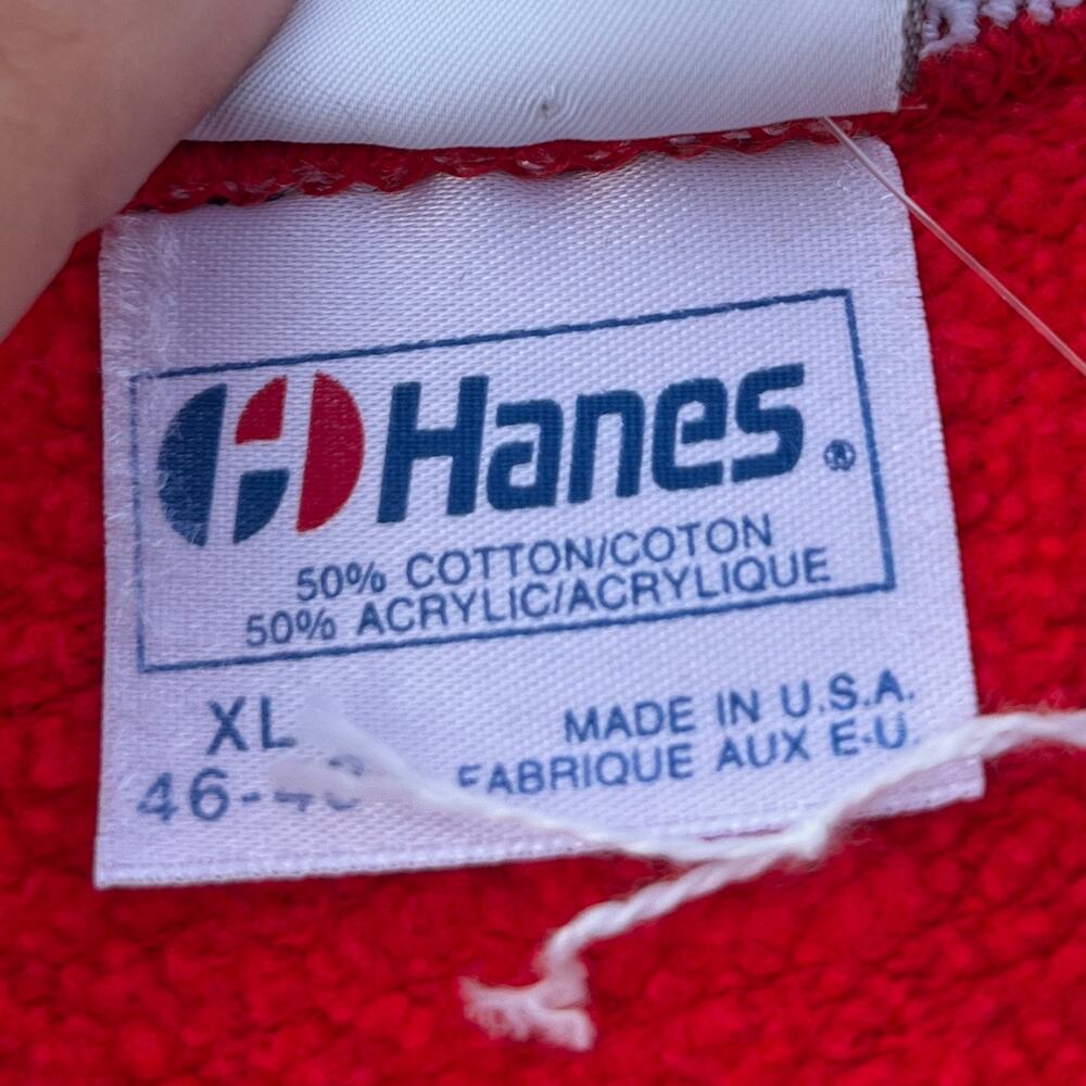 Vintage 90s Grandma Collared Sweater Sweatshirt Farm Cows Morning Sun - Size XL - Picture 4 of 7